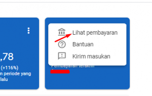 homepage menu lihat pembayaran