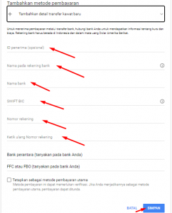 tampilan detail transfer kawat baru