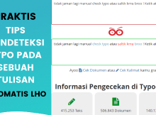 Tips Mendeteksi Typo Pada Tulisan Secara Otomatis