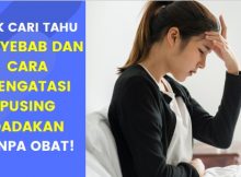 Mengatasi Pusing Dadakan Tanpa Obat