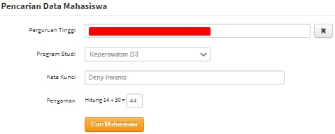 Cara Pengisian Kolom Data Mahasiswa Secara Online