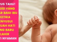 Posisi Benar Menyusui Bayi Baru Lahir