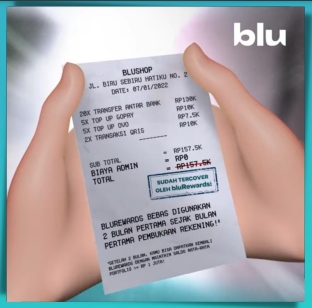 Keuntungan Memakai fitur bluRewards di Aplikasi blu